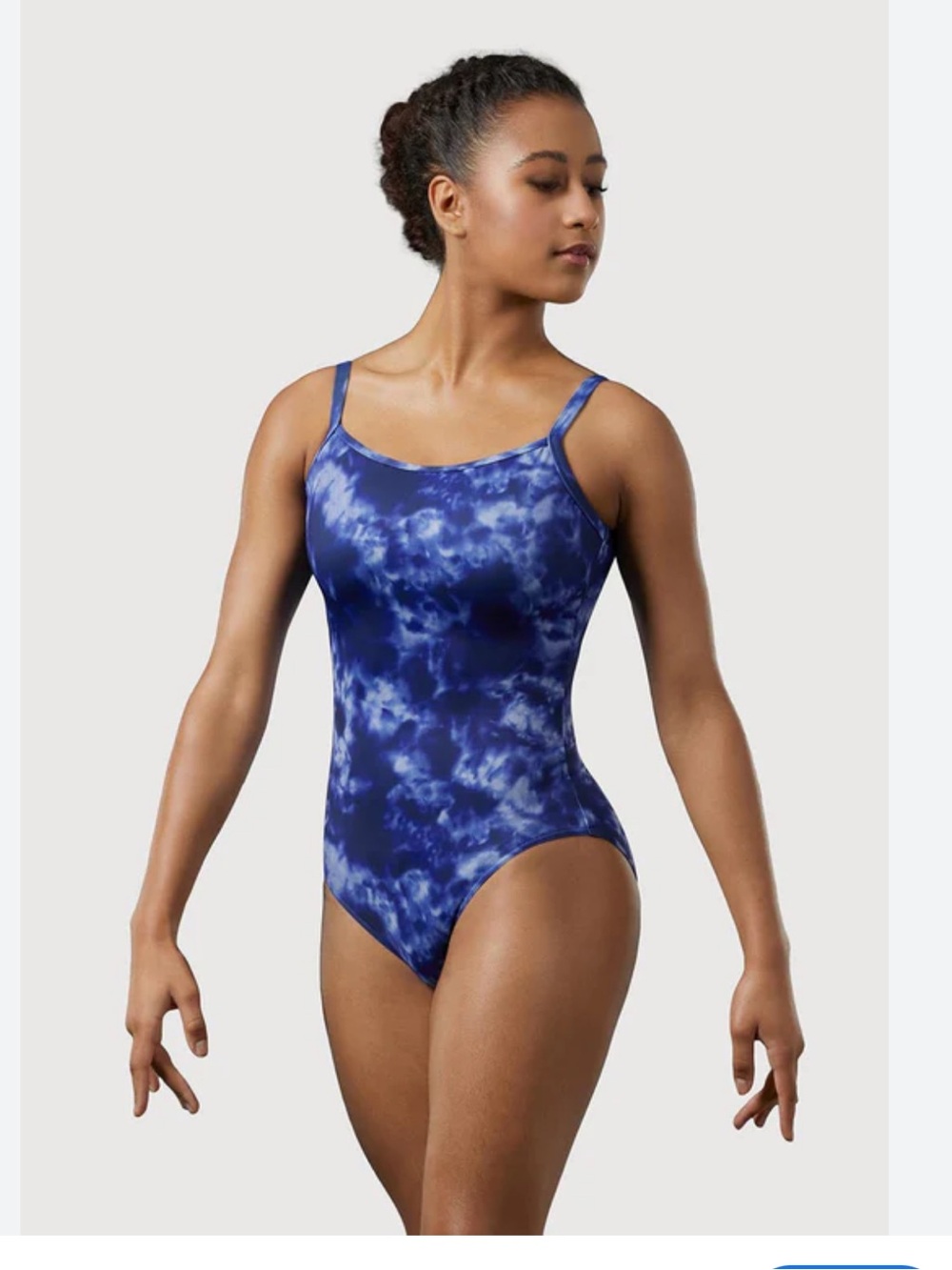 Mirella Women’s Blue Watercolor Leotard